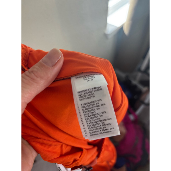 Women's The Drop Wide Leg Pants Size S Orange - Picture 7 of 8